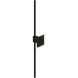 Z-Bar LED 4 inch Matte black Wall Sconce Wall Light, Center Mount